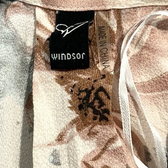 Windsor,Irina Floral,Chiffon,A-Line Dress in Cream, Excellent Condition, Size S - Picture 6 of 17